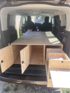 camperizacion toyota proace frontal todo abierto